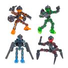 Conjunto de bonecos de ação Zing Klikbot Guardians com armas 6+ Y