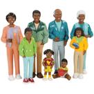 Conjunto de bonecos de brinquedo Cre8tive Minds Marvel Education para família afro-americana para crianças de 3 anos ou mais Conjunto de bonecos de brinquedo Cre8tive Minds Marvel Education para família afro-americana para crianças de 3 anos ou mais