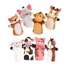 Conjunto de bonecos de mão Melissa & Doug Animal Zoo & Farm Friends