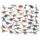 Conjunto de bonecos de mini dinossauro, 41 peças de brinquedos realistas de PVC para crianças