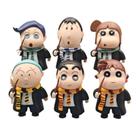Conjunto de bonecos de PVC Harry Potter Chibi Style Shin-chan 6 unidades