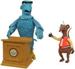 Conjunto de bonecos Diamond Select Toys The Muppets Sam The Eagle e Rizzo The Rat