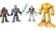 Conjunto de bonecos Fisher-Price Imaginext Disney Pixar Lightyear Jr. ZAP Patrol com brinquedo Buzz Lightyear para crianças de 3 anos ou mais