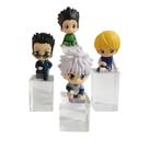 Conjunto de bonecos Hunter x Hunter Chibi Sitting Pose de 4 peças