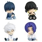 Conjunto de bonecos Jujutsu Kaisen Chibi, 4 peças de PVC colecionáveis com caixa Conjunto de bonecos Jujutsu Kaisen Chibi, 4 peças de PVC colecionáveis com caixa