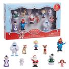 Conjunto de bonecos Just Play Rudolph The Red-Nosed Reindeer de 10 peças