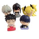 Conjunto de bonecos Kaiju No 8 Mini Sleeping Squad x5 em PVC Anime