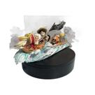 Conjunto de bonecos One Piece Pirate Crew PVC de 29 cm com pose dinâmica