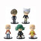Conjunto de bonecos One Punch Man Saitama Toy Doll 9-11 cm 0,36 kg x5