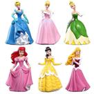 Conjunto de bonecos para decoração de bolo Princess Doll, 6 peças e 15 cm