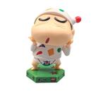 Conjunto de bonecos Shin-chan Assassin de PVC de 8 cm com Porquinho e Saburo