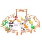 Conjunto de bonecos Toy Farm Animal, 28 peças educacionais para crianças