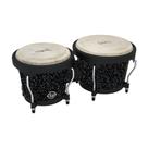 Conjunto de bongô de percussão latina Aspire Santana LPA601 Black Magic