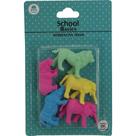 Conjunto de Borrachas Selva com 5 peças - School Basics