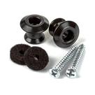 Conjunto de botões com alça de design duplo Straplok Jim Dunlop Black Conjunto de botões com alça de design duplo Straplok Jim Dunlop Black