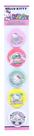 Conjunto de botões de pinos Sanrio Hello Kitty Pretty Pastels de 5 peças