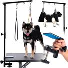 Conjunto de Brazo para Mesa de Grooming para Perros Phenfor con Altura Ajustable Negro