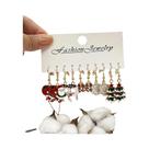 Conjunto De Brincos De Natal Com Desenhos Animados 20/10 Peças, Brincos Pendentes Com Esmalte Conjunto De Brincos De Natal Com Desenhos Animados 20/10 Peças, Brincos Pendentes Com Esmalte