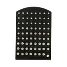 Conjunto De Brincos De Strass Para Mulheres E Meninas, 36 Pares De Tamanhos Mistos, Joias De Cristal