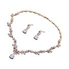 Conjunto De Brincos E Colar De Zircônia Luxuosos ZAKOL Joias De Cristal AAA Para Casamento E Festas