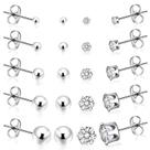 Conjunto de brincos jagosen Surgical Stainless Steel 10 pares