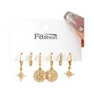 Conjunto De Brincos Pendentes Com Strass Brilhantes Para Mulheres, Estilo Luxuoso E Elegante,