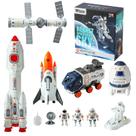 Conjunto de Brinquedo Educativo Foguete Espacial Wbzle 12 Peças