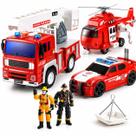 Conjunto de Brinquedo Resgate de Incêndio Cocopuff com Movimento por Fricção e Luzes