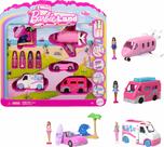 Conjunto de brinquedos Barbie Mini BarbieLand com 4 bonecas e 4 veículos