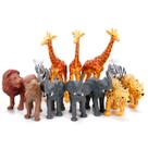 Conjunto de brinquedos BOLZRA Jumbo Safari Animal 12 unidades para crianças pequenas com caixa