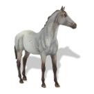 Conjunto de brinquedos Breyer Classics Wild Blue Book and Horse em escala 1:12