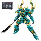 Conjunto de brinquedos Building Blocks CSNRHG Green Dargon Samurai Mech