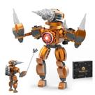 Conjunto de brinquedos Building Blocks Handsome Toys Skibidi Titan Drill Man