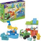 Conjunto de brinquedos Building Blocks MEGA BLOKS Fisher-Price Green Town Conjunto de brinquedos Building Blocks MEGA BLOKS Fisher-Price Green Town