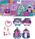 Conjunto de brinquedos compacto empilhável Toy Polly Pocket Mini Holiday