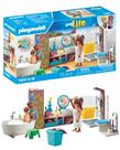 Conjunto de brinquedos de banheiro Playmobil com chuveiro para crianças de 4 anos ou mais