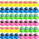 Conjunto de brinquedos de banho Rubber Ducks Chivao 48 unidades com óculos de sol de presente