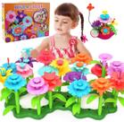 Conjunto de brinquedos de construção Happytime Flower Garden 148 unidades para crianças