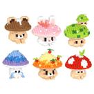 Conjunto de brinquedos de construção Jollconia Mini Cute Mushroom Animals x6