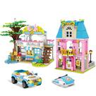 Conjunto de brinquedos de construção WishaLife Friends Beach House Pizzeria 6+
