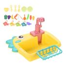 Conjunto de brinquedos de cozinha Mini Sink Kitchen Simulate Conjunto de brinquedos de cozinha Mini Sink Kitchen Simulate