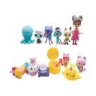 Conjunto De Brinquedos De Figuras De Anime Gato Sorridente 13 Peças PVC Bonecas Gabby Dollhouse