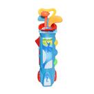 Conjunto de brinquedos de golfe para crianças pequenas com tacos de golfe, bolas e bandeiras