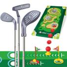 Conjunto de brinquedos de golfe RCROKS Toddler Golf Clubs 3 em 1 por 3-8 anos