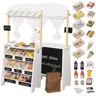 Conjunto de brinquedos de madeira Touch Us Kids para mercearia com caixa registradora