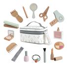 Conjunto de brinquedos de maquiagem nunukids Wooden Beauty Salon para meninas 3+