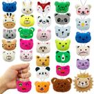 Conjunto de brinquedos de pelúcia XIPEGPA Mini Animal, 30 unidades com ornamento de chaveiro