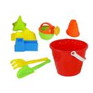 Conjunto de brinquedos de praia, caminhão basculante, 8 peças para brinquedos Sand Play Sandbox