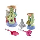 Conjunto De Brinquedos De Praia Para Crianças Com 31 Peças, Balde De Areia, Pá, Rastelo E Moldes De