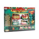 Conjunto De Brinquedos De Trem Elétrico De Natal Para Crianças, Decoração De Árvore De Natal,